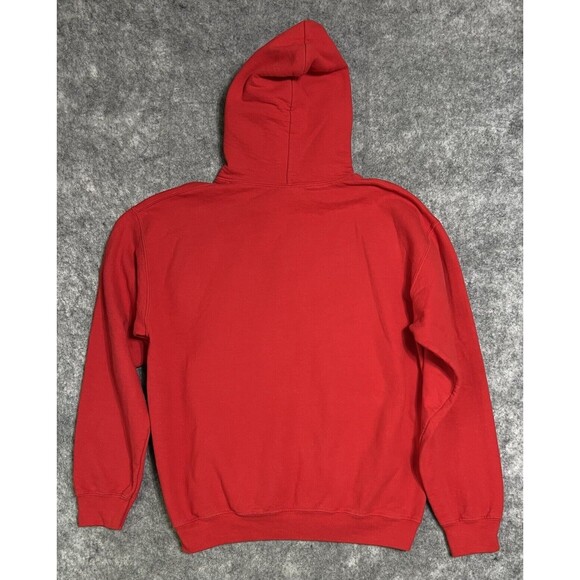 CANADA Flag Hoodie Sweater Men’s Medium Red Maple Leaf Hooded Sweatshirt Gildan - Picture 3 of 12